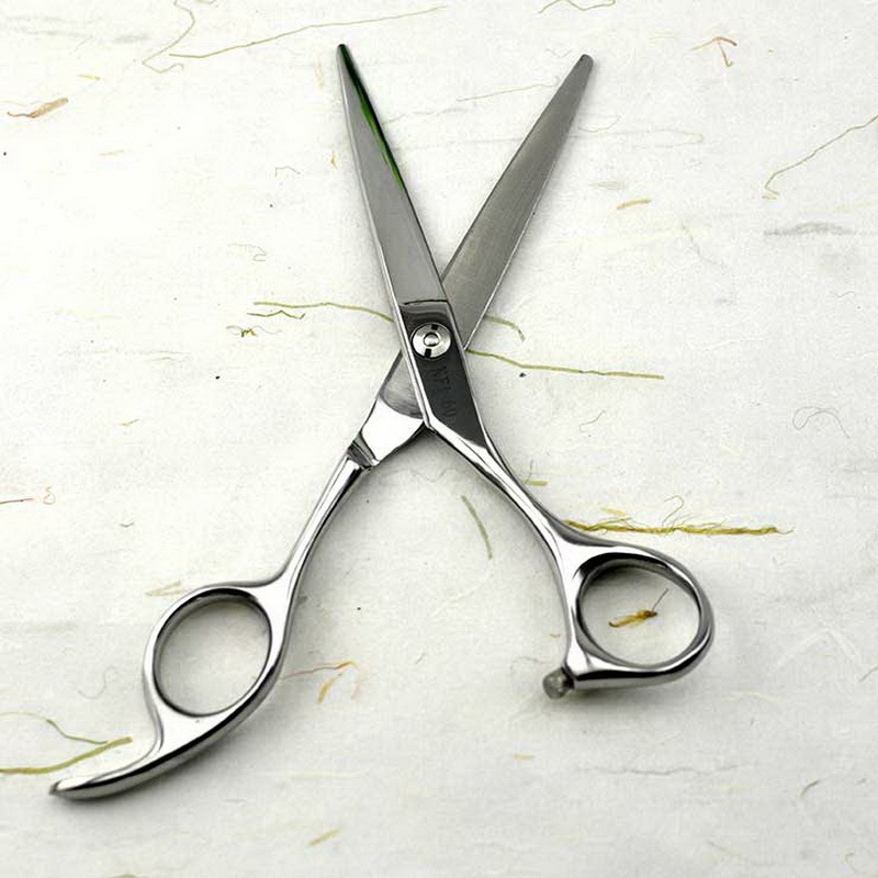 zmskfi60直线型刀柄理发剪平剪6寸155cm钢材9cr13mov